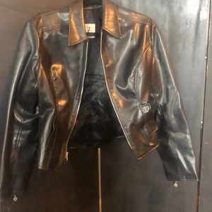 Todd Oldman 7 Times Seven faux leather jacket